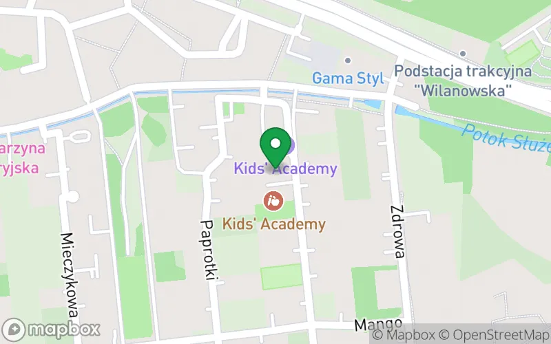 Lokalizacja: Przedszkole Niepubliczne Kid's Academy