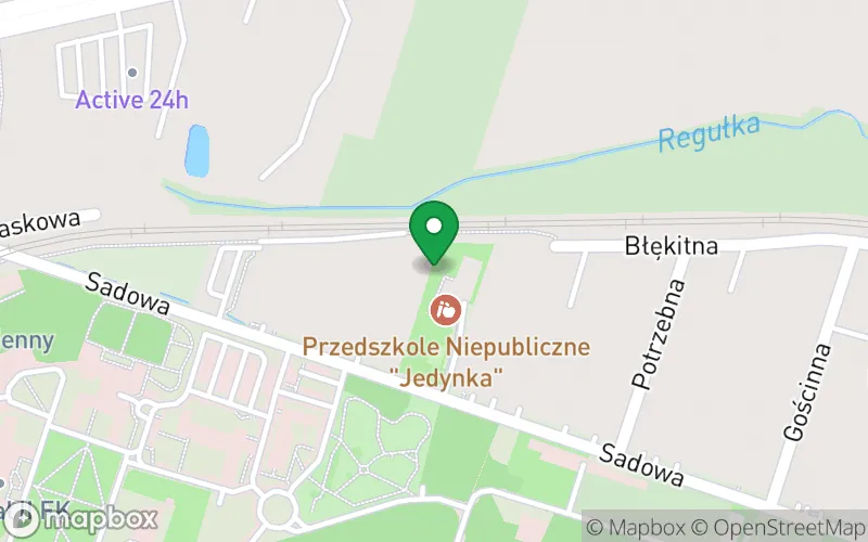 Lokalizacja: Przedszkole Niepubliczne "Jedynka" Centrum Edukacji Lokalnej w Pruszkowie