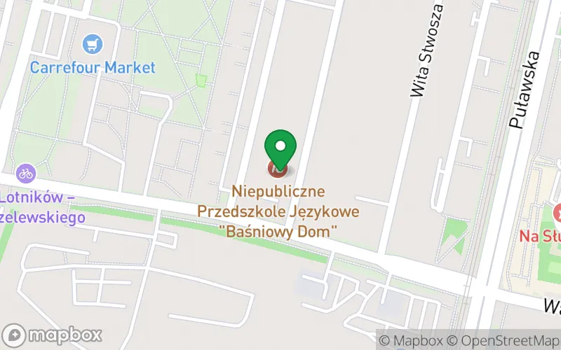 Lokalizacja: Niepubliczne Przedszkole Językowe "Baśniowy Dom"