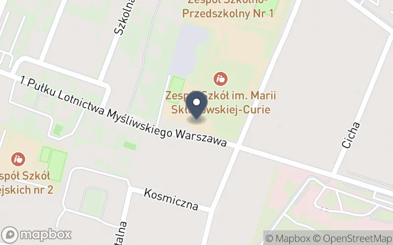 Lokalizacja: Zespół Szkół im. Marii Skłodowskiej-Curie w Mińsku Mazowieckim
