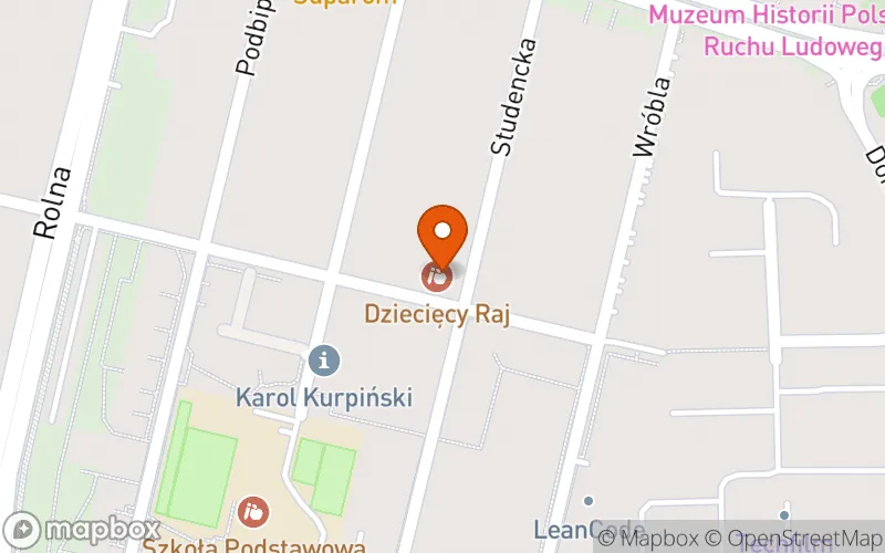 Lokalizacja: Niepubliczny Żłobek "Dziecięcy Raj"