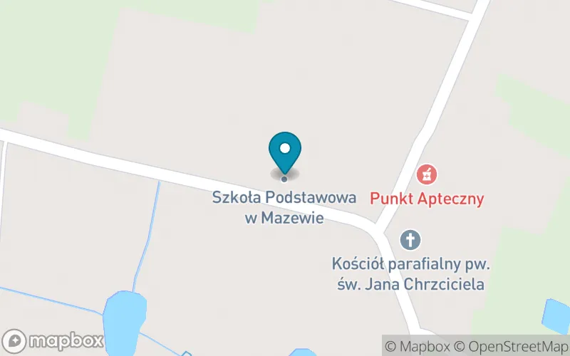 Lokalizacja: Szkoła Podstawowa w Mazewie