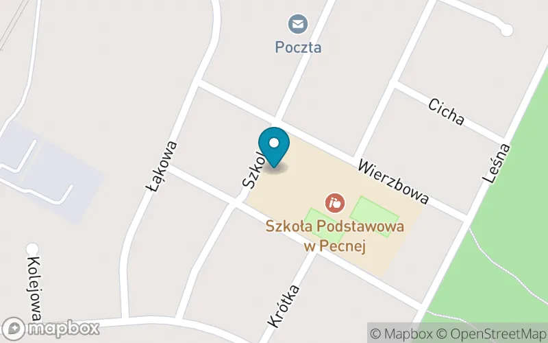 Lokalizacja: Szkoła Podstawowa w Pecnej