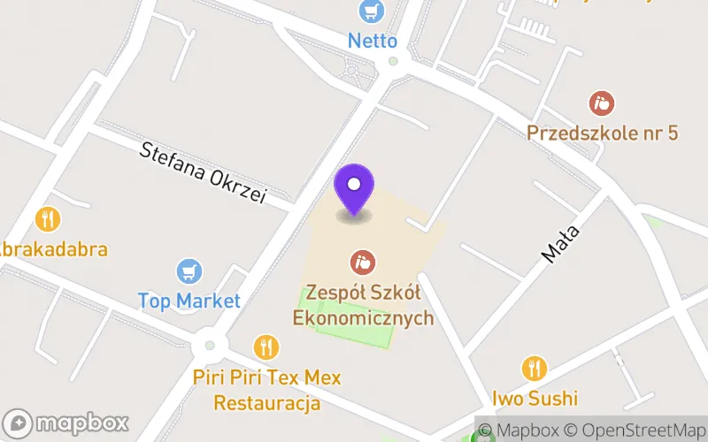 Lokalizacja: Liceum Sztuk Plastycznych im. Elwiro Michała Andriollego w Zespole Szkół Ekonomicznych w Mińsku Mazowieckim