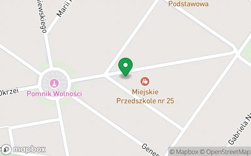 Lokalizacja: Miejskie Przedszkole nr 25 w Siedlcach