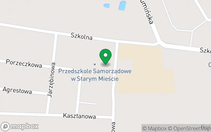 Lokalizacja: Przedszkole Samorządowe w Starym Mieście