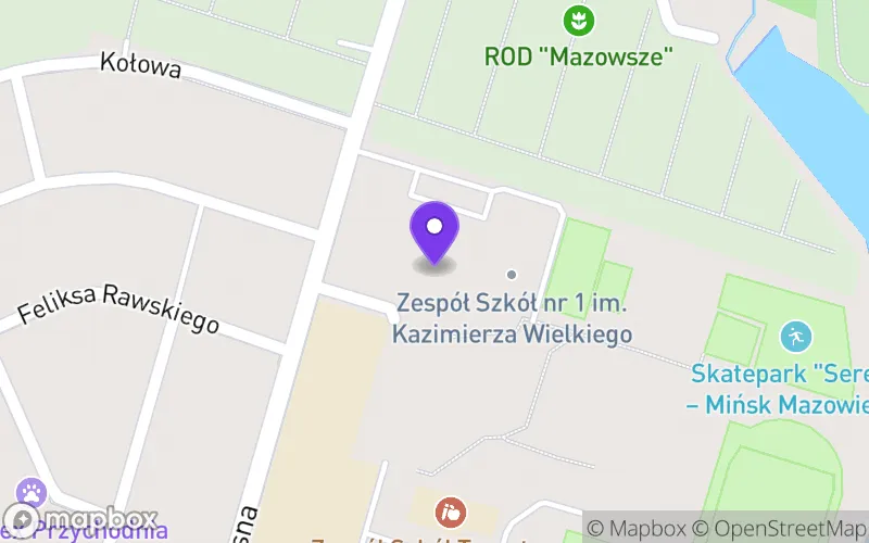 Lokalizacja: Liceum Ogólnokształcące dla Dorosłych w Mińsku Mazowieckim