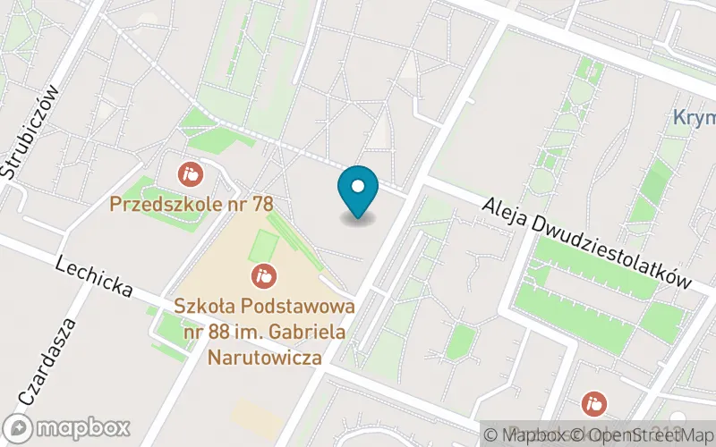 Lokalizacja: Szkoła Podstawowa nr 88 im. Gabriela Narutowicza