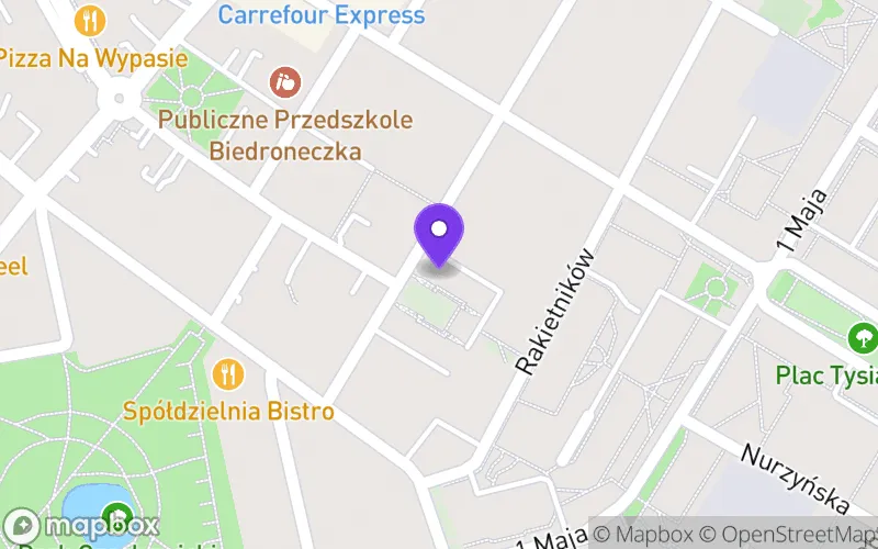 Lokalizacja: Niepubliczne Liceum Ogólnokształcące Montessori w Warszawie