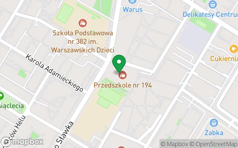 Lokalizacja: Przedszkole nr 194 w Warszawie