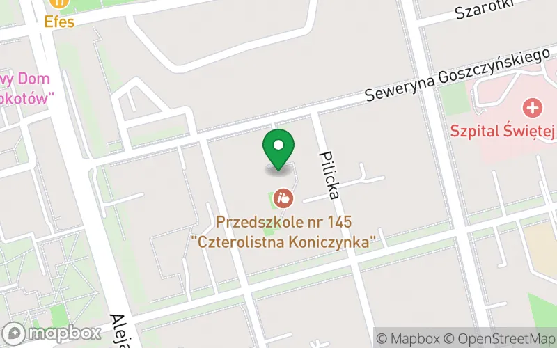 Lokalizacja: Przedszkole nr 145 "Czterolistna Koniczynka"