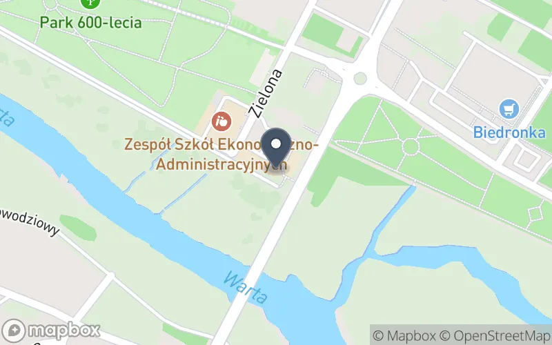Lokalizacja: Zespół Szkół Ekonomiczno - Administracyjnych im. Stanisława i Władysława Grabskich w Kole