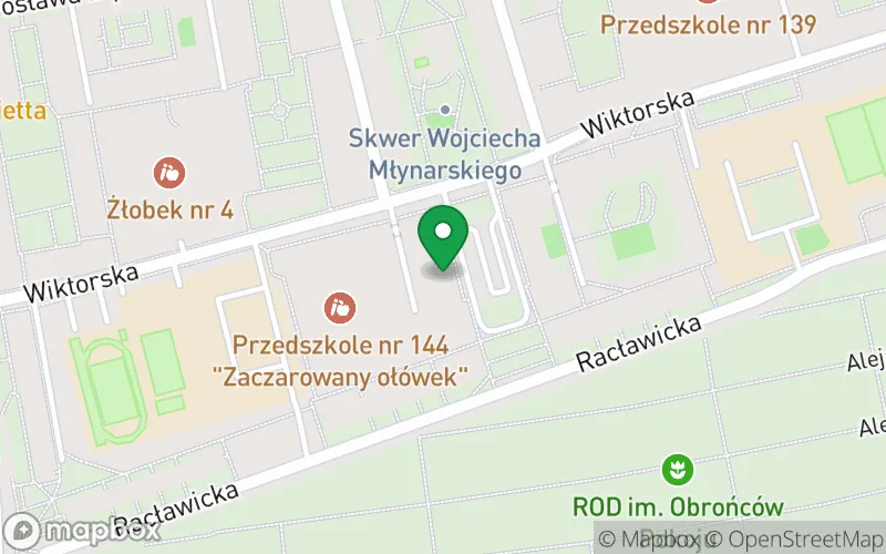 Lokalizacja: Przedszkole nr 144 "Zaczarowany Ołówek"