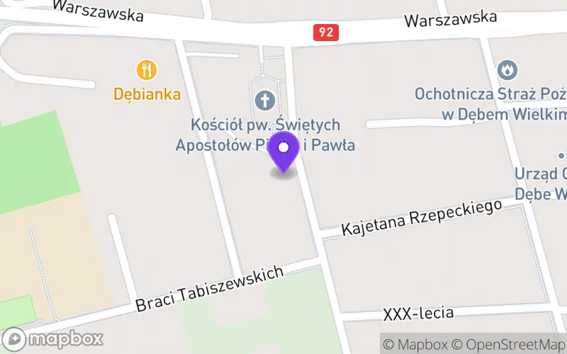 Lokalizacja: I Liceum Ogólnokształcące Pul im. Cichociemnych Spadochroniarzy Armii Krajowej w Dębem Wielkim