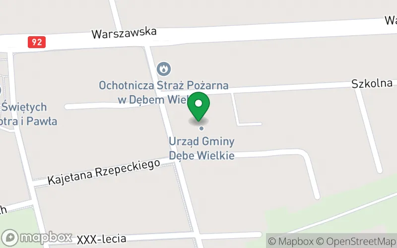 Lokalizacja: Gminne Przedszkole im. Dębowej Krainy w Dębem Wielkim