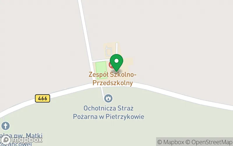 Lokalizacja: Niepubliczne Przedszkole w Pietrzykowie