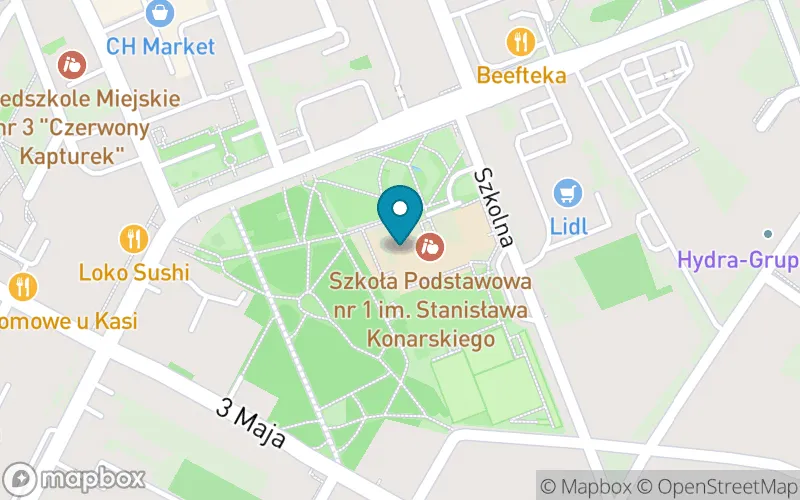 Lokalizacja: Szkoła Podstawowa nr 1 im. Stanisława Konarskiego w Kole