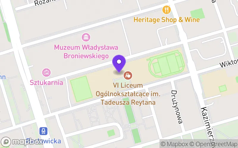 Lokalizacja: VI Liceum Ogólnokształcące im. Tadeusza Reytana