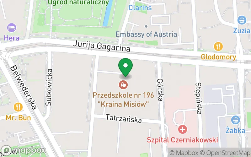 Lokalizacja: Przedszkole nr 196 "Kraina Misiów”