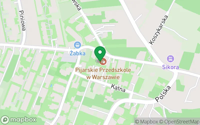 Lokalizacja: Pijarskie Przedszkole w Warszawie