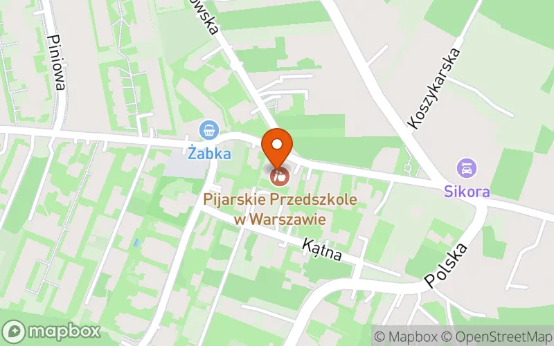Lokalizacja: Pijarski Żłobek w Warszawie