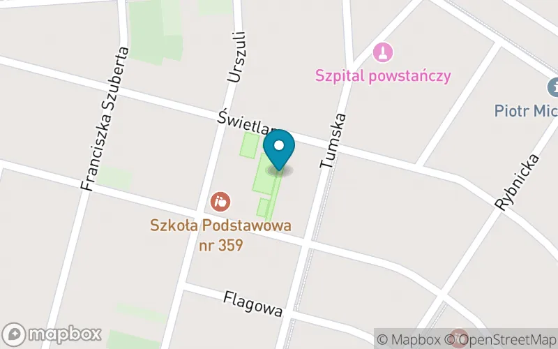 Lokalizacja: Szkoła Podstawowa nr 359 im. Zawiszaków Proporca "Victoria"