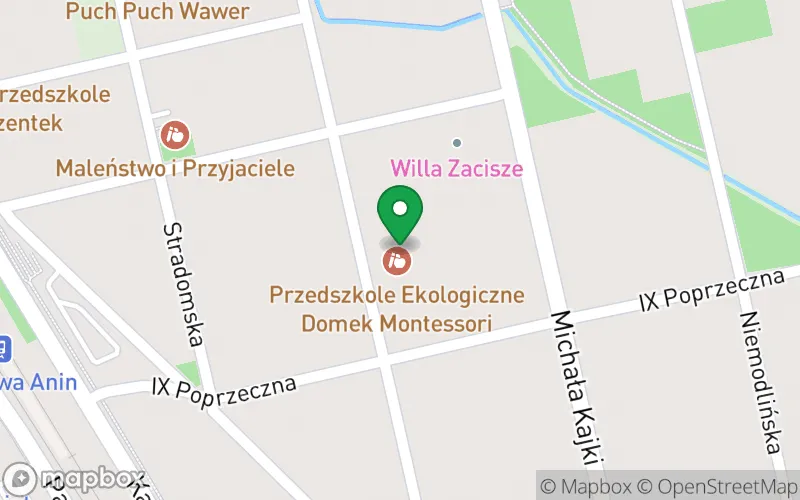 Lokalizacja: Niepubliczne Przedszkole Domek Montessori