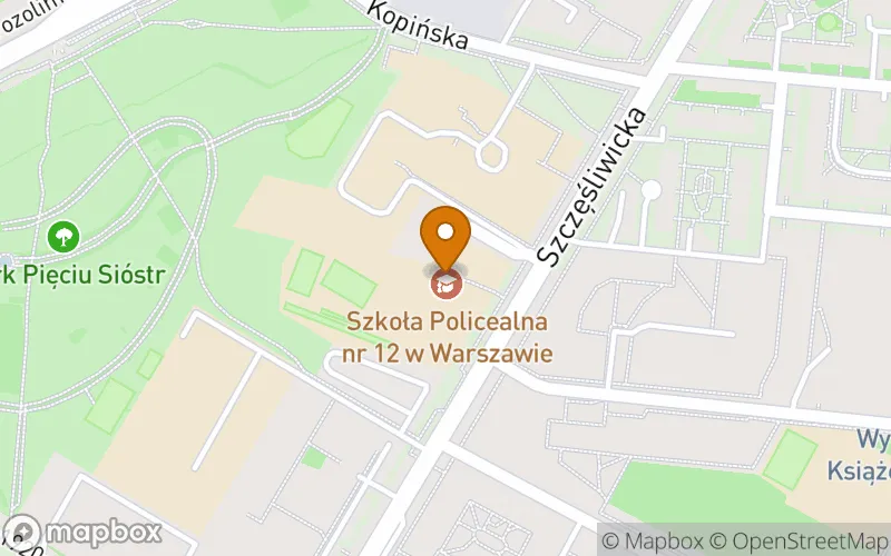 Lokalizacja: Szkoła Policealna nr 12 w Warszawie