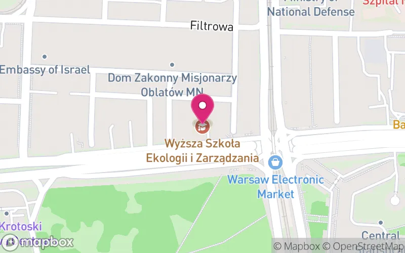 Lokalizacja: Wyższa Szkoła Ekologii i Zarządzania