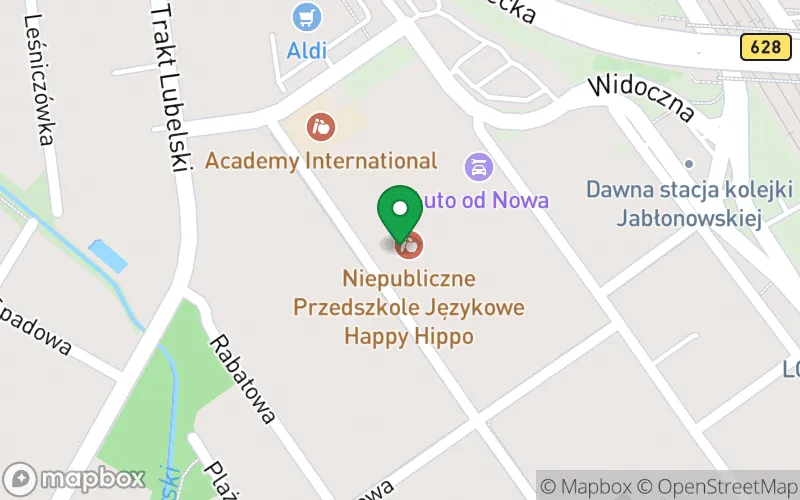 Lokalizacja: Niepubliczne Przedszkole Językowe Happy Hippo