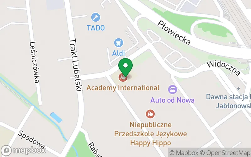 Lokalizacja: Niepubliczne Przedszkole Dwujęzyczne Academy International Wawer