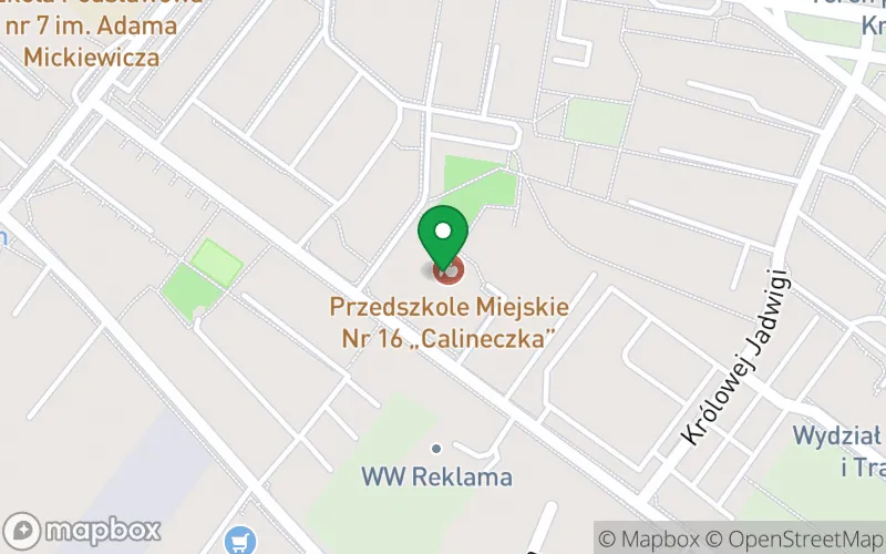 Lokalizacja: Przedszkole Miejskie nr 16 "Calineczka" w Kutnie