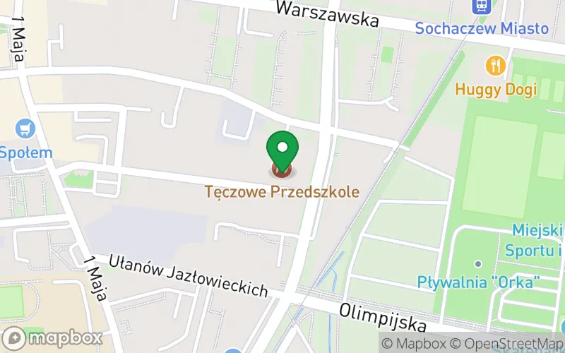 Lokalizacja: Niepubliczne Tęczowe Przedszkole w Sochaczewie
