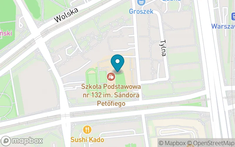 Lokalizacja: Szkoła Podstawowa nr 132 im. Sándora Petőfiego
