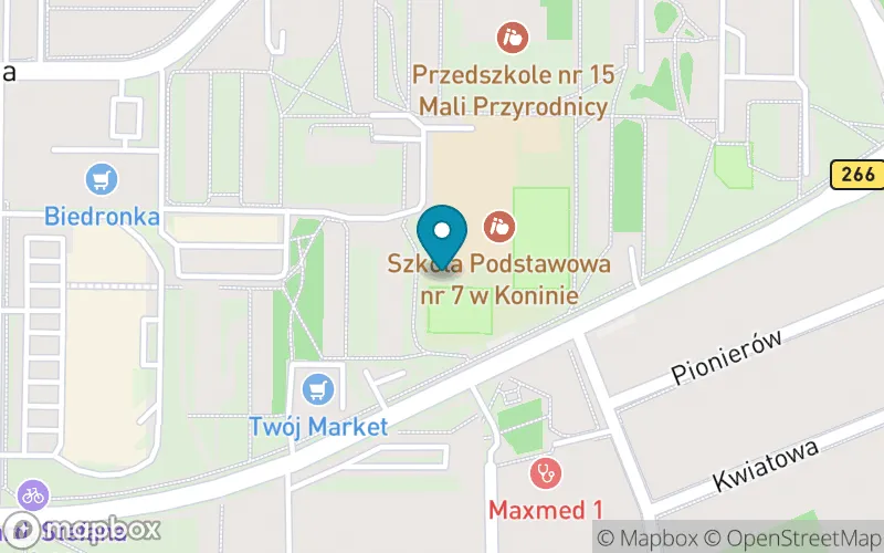 Lokalizacja: Szkoła Podstawowa nr 7 w Koninie