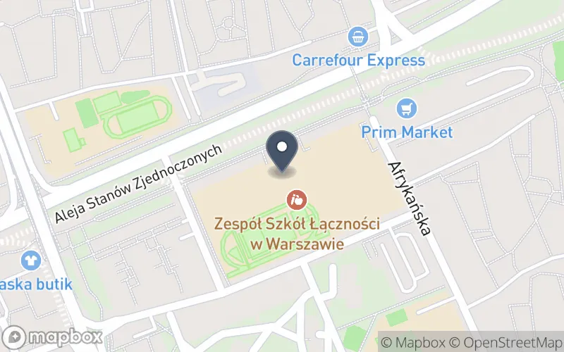Lokalizacja: Zespół Szkół Łączności w Warszawie