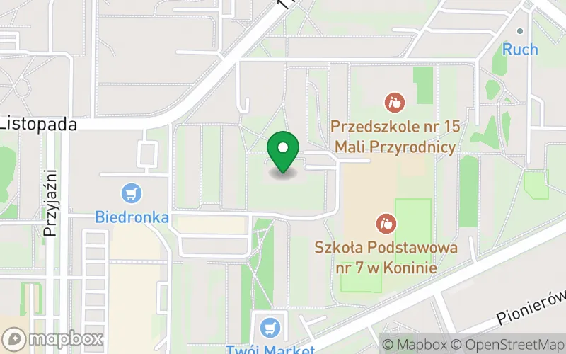 Lokalizacja: Przedszkole nr 12 "Kubuś Puchatek"