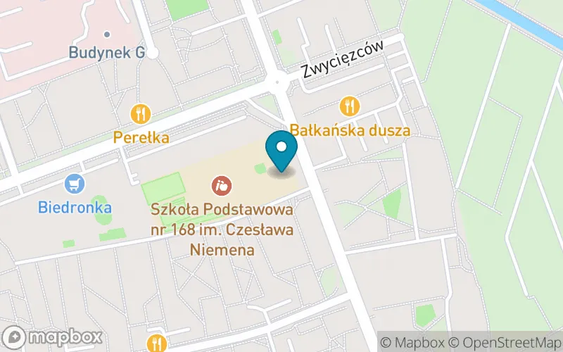 Lokalizacja: Szkoła Podstawowa nr 168 im. Czesława Niemena