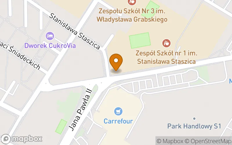 Lokalizacja: Szkoła Policealna nr 1 w Kutnie