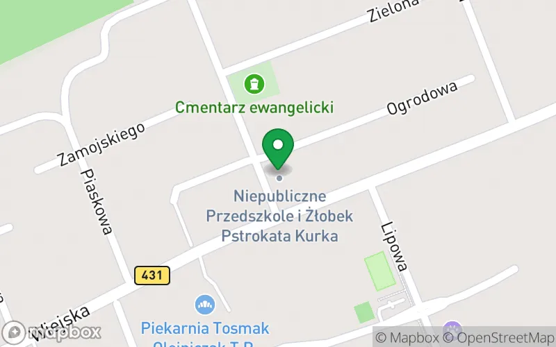 Lokalizacja: Żłobek i Przedszkole Pstrokata Kurka