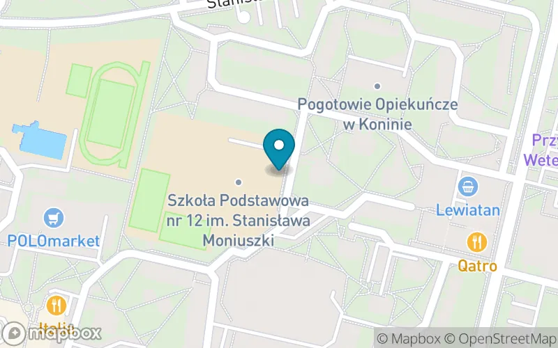 Lokalizacja: Szkoła Podstawowa nr 12 im. Stanisława Moniuszki w Koninie