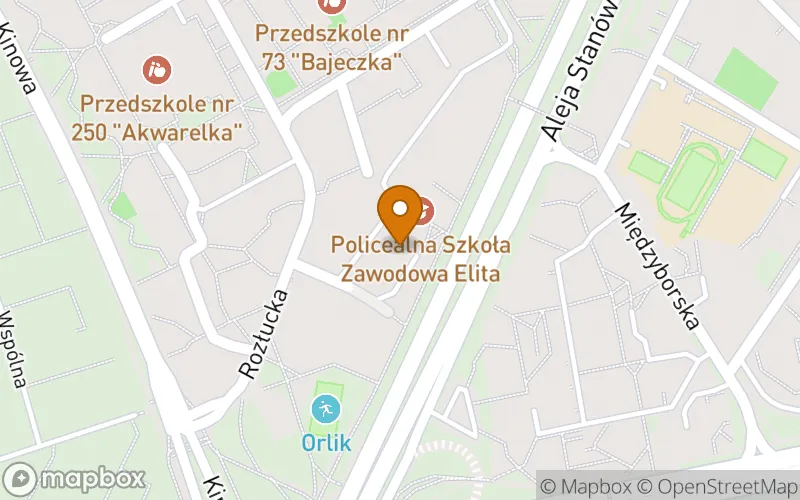 Lokalizacja: Policealna Szkoła Zawodowa Med-Elita w Warszawie