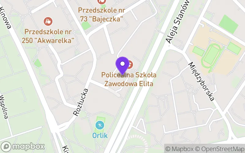 Lokalizacja: Liceum Ogólnokształcące dla Dorosłych Elita