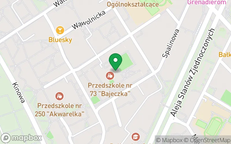 Lokalizacja: Przedszkole nr 73 "Bajeczka"