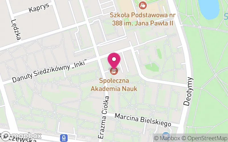 Lokalizacja: Społeczna Akademia Nauk