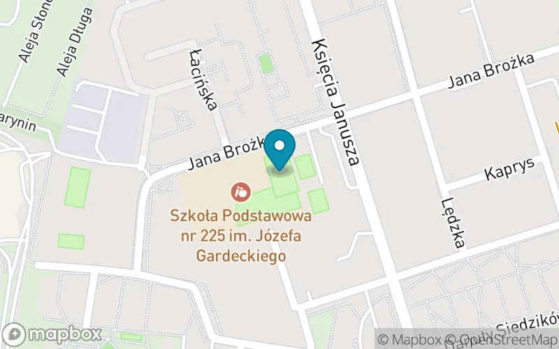 Lokalizacja: Szkoła Podstawowa nr 225 im. Józefa Gardeckiego