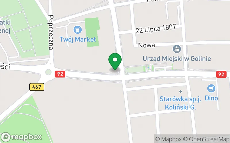 Lokalizacja: Niepubliczny Punkt Przedszkolny "Równy Start" w Golinie