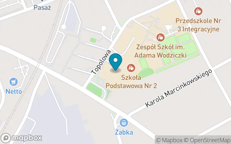 Lokalizacja: Szkoła Podstawowa nr 2 w Mosinie