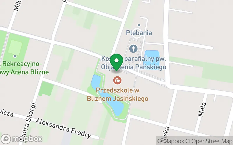 Lokalizacja: Przedszkole im. Majki Jeżowskiej w Bliznem Jasińskiego
