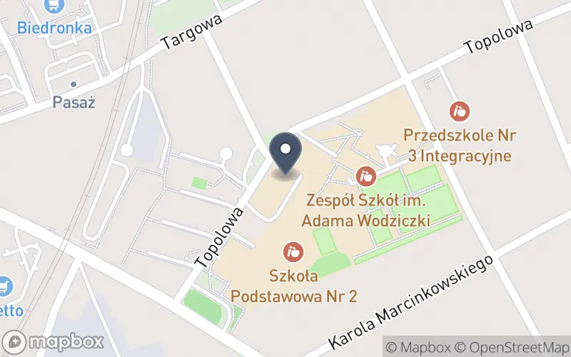 Lokalizacja: Zespół Szkół im. Adama Wodziczki w Mosinie